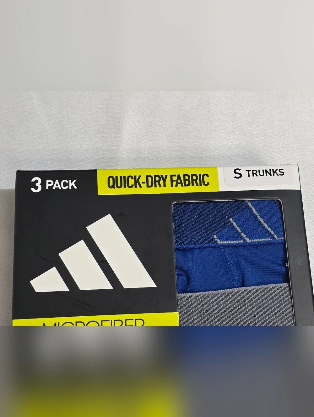 adidas Microfiber Mens Size Small Microfiber Boxer Briefs 3-Pack New